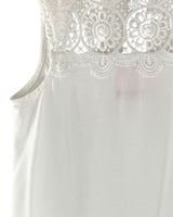 Blusa sleeveless con tejido