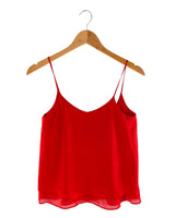 Blusa básica satinada en capas
