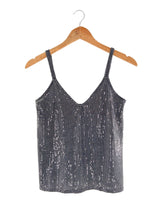 Blusa de tiras con lentejuelas
