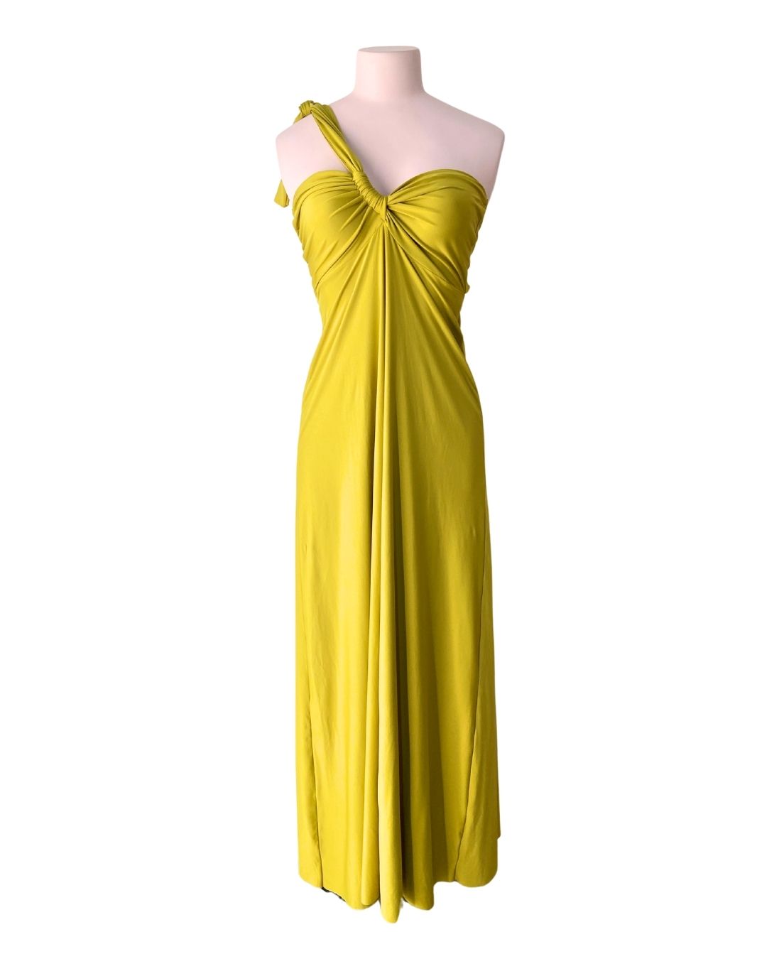 Maxi vestido amplio licrado