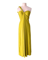 Maxi vestido amplio licrado