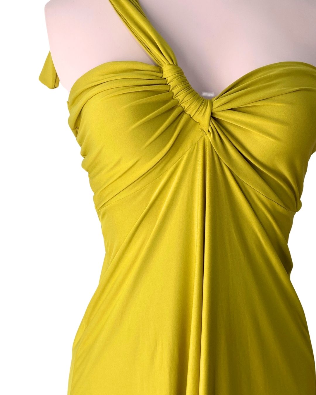 Maxi vestido amplio licrado