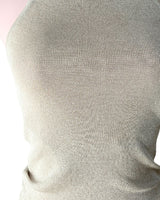 Blusa hilos brillante anudada