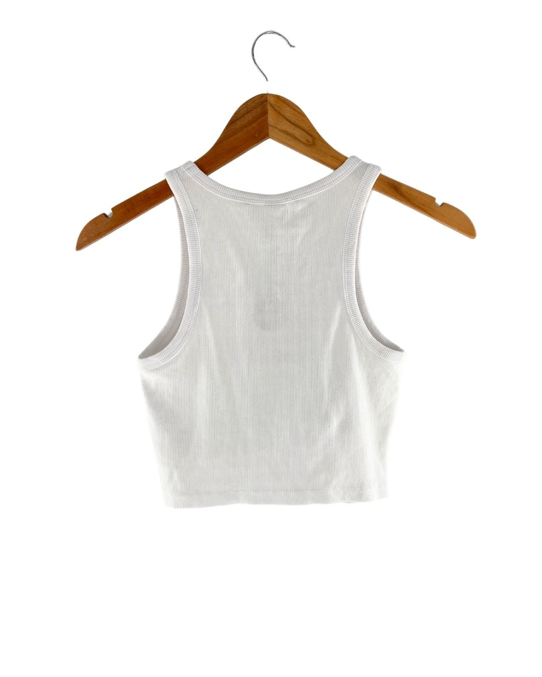 Crop top canalé