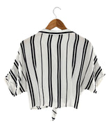 Blusa abotonada manga corta