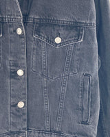 Chaqueta en denim abotonada