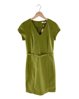 Vestido midi manga barca