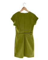 Vestido midi manga barca