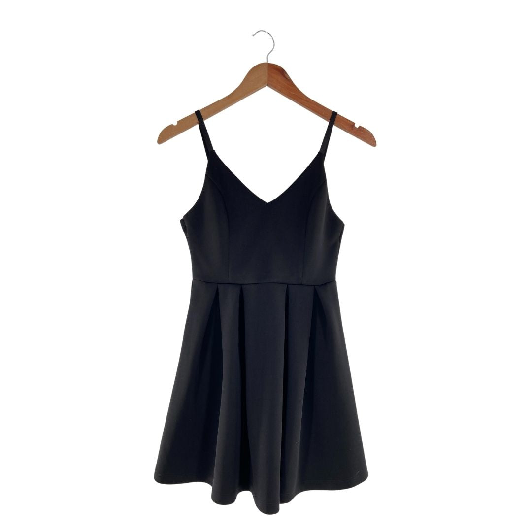 Vestido mini cuello V tiras