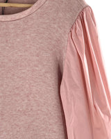 Blusa doble textura