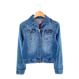 Chaqueta en denim wash