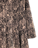 Vestido amplio manga larga