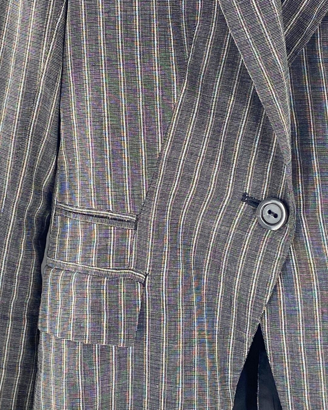 Blazer un botón a rayas