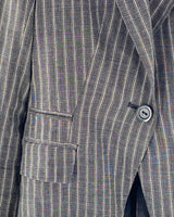 Blazer un botón a rayas