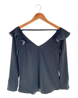 Blusa manga larga print