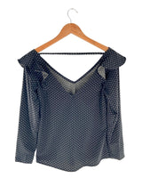 Blusa manga larga print