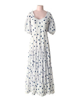 Maxi vestido falda amplia