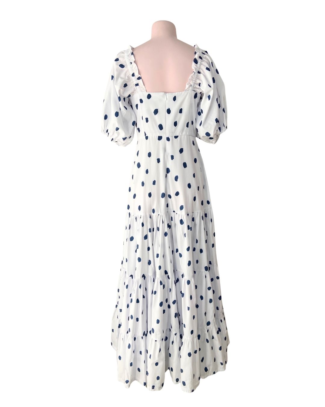 Maxi vestido falda amplia