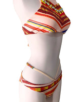 Bikini con pedrería y print