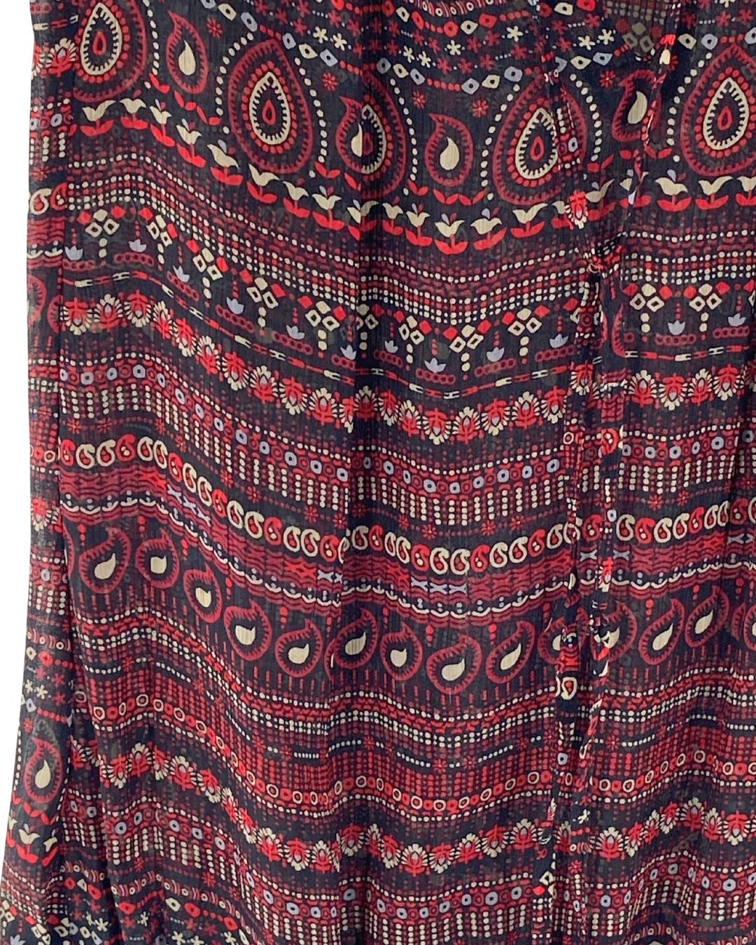 Blusa traslúcida con print
