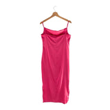 Maxi vestido satinado