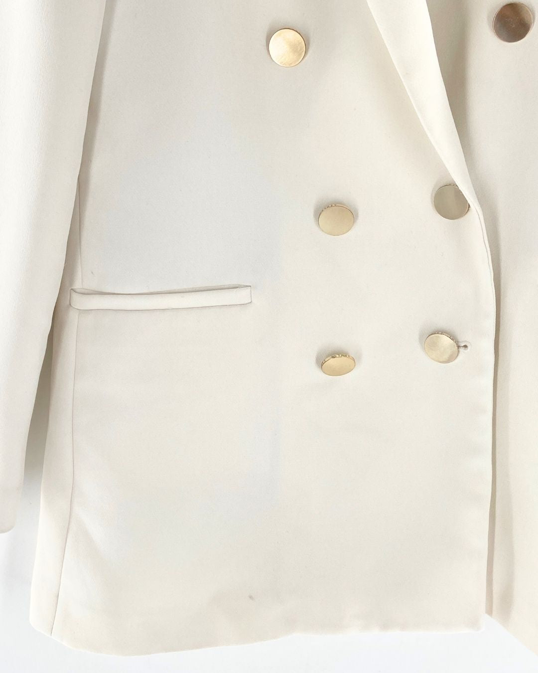 Blazer midi abotonado