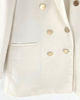 Blazer midi abotonado