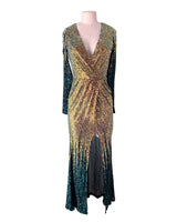 Maxi vestido en lentejuelas