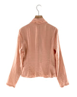 Blazer delgado satinado