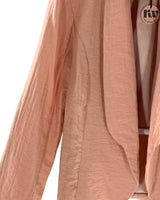 Blazer delgado satinado