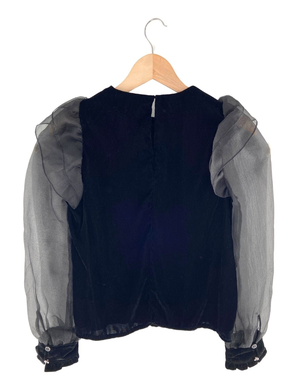 Blusa en velvet
