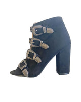 Sandalias de tacón peep toe