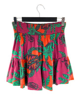 Falda mini encauchada