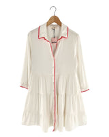 Vestido mini abotonado