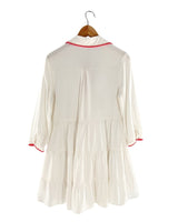 Vestido mini abotonado