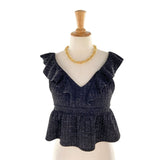 Blusa tiras anchas con vuelos