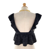 Blusa tiras anchas con vuelos