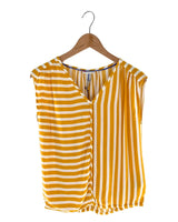 Blusa sleeveless a rayas