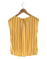 Blusa sleeveless a rayas