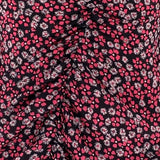 Vestido midi manga 3/4 print
