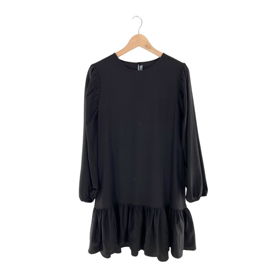 Vestido mini manga larga
