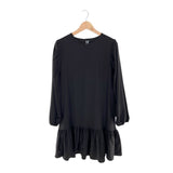 Vestido mini manga larga