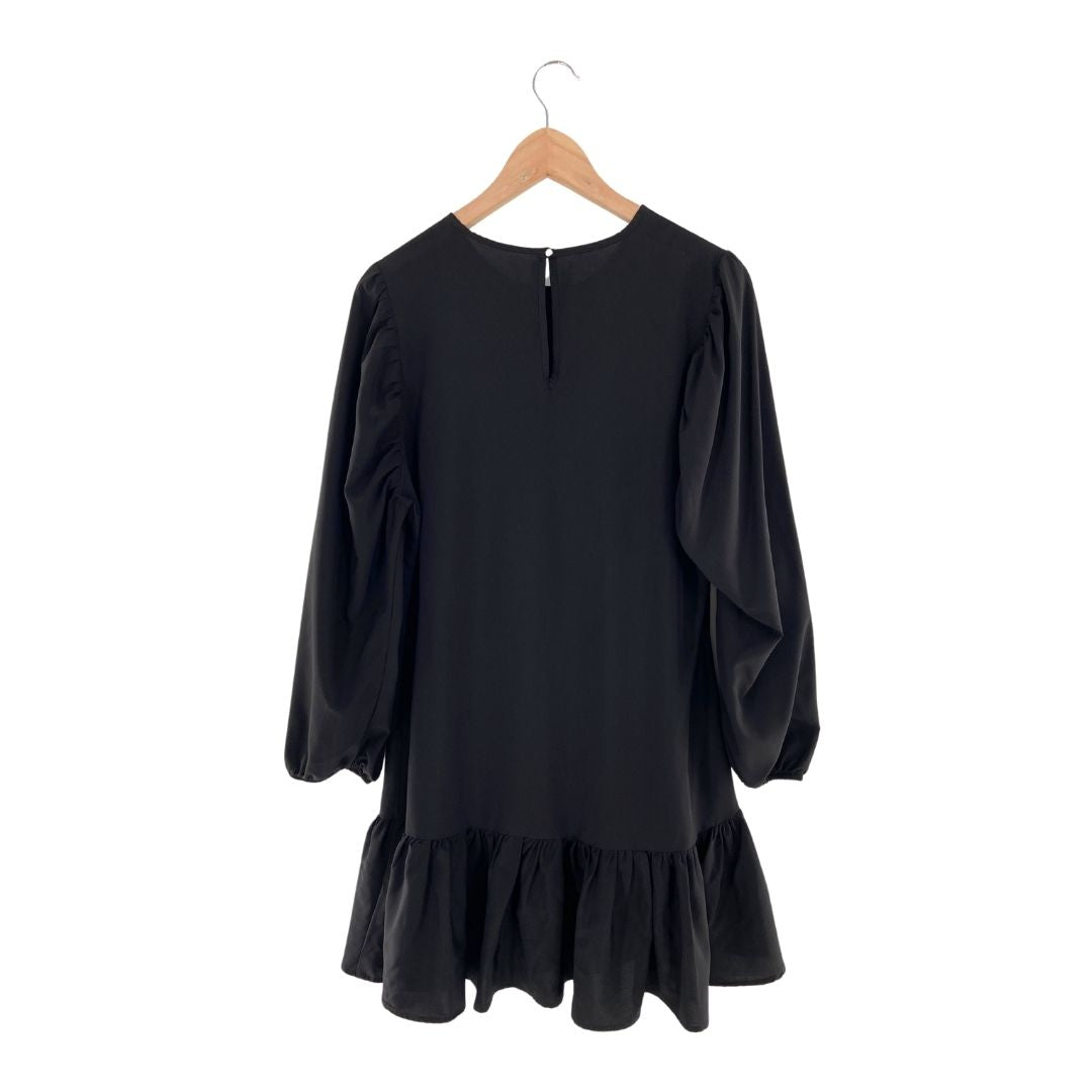 Vestido mini manga larga