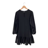 Vestido mini manga larga