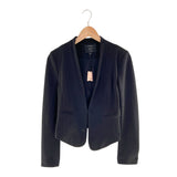 Blazer crop abrochado