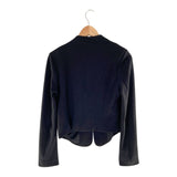 Blazer crop abrochado