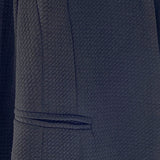 Blazer crop abrochado