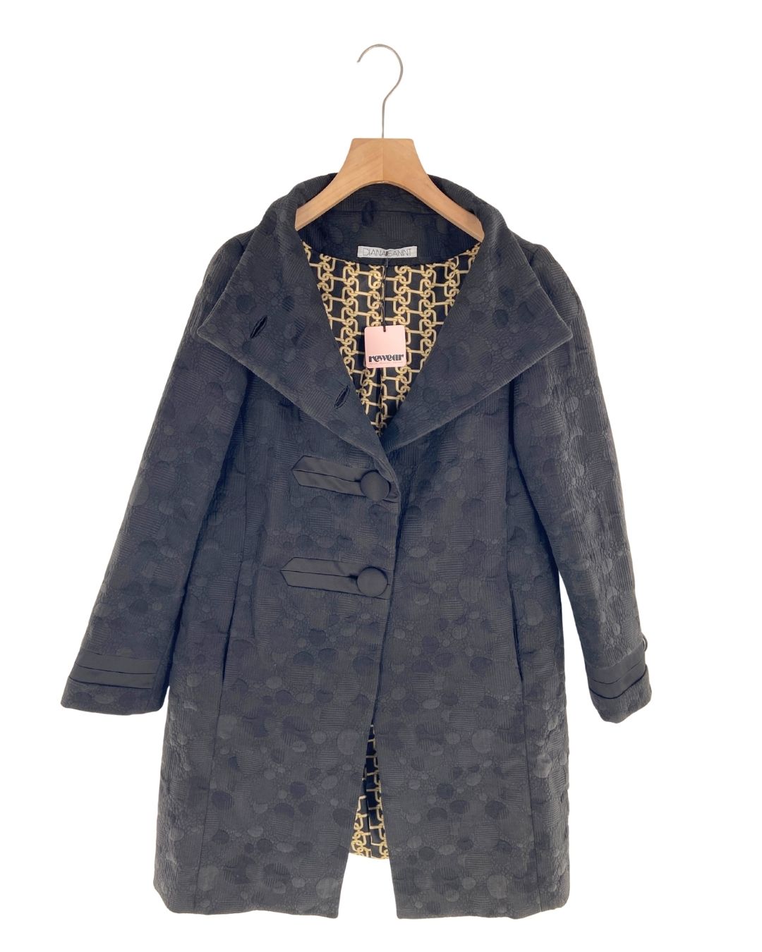 Abrigo midi con textura