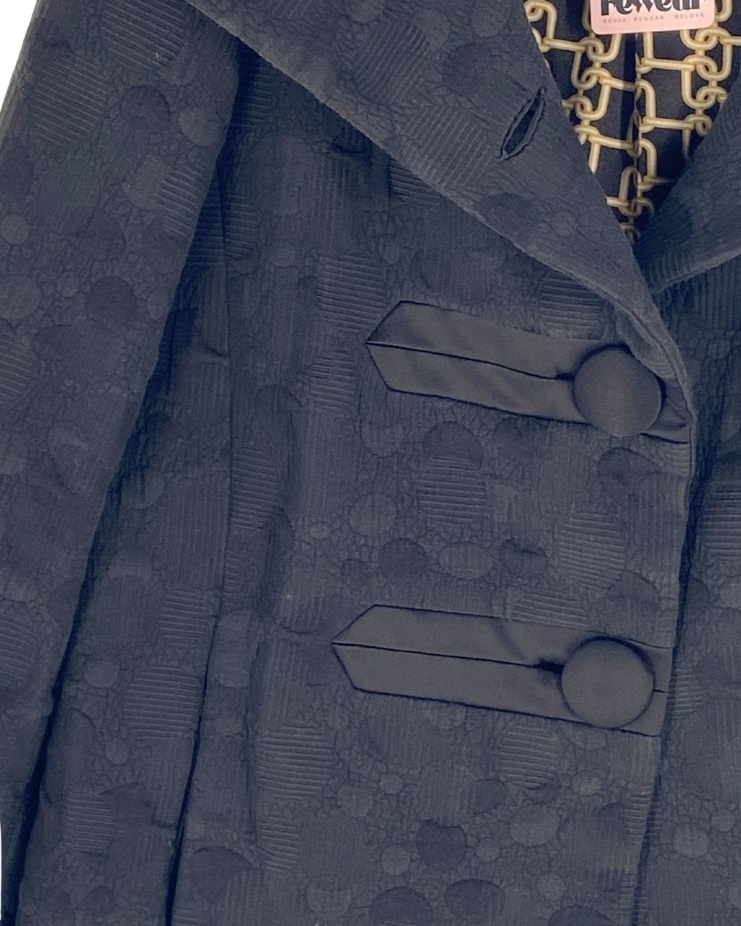 Abrigo midi con textura
