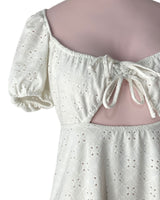 Vestido mini con bordados